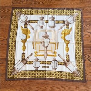 Hermés Feux De Route Silk scarf